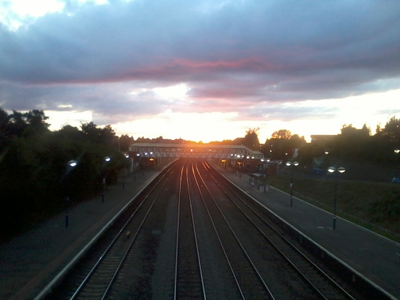 The Newbury Train Station - my link to the outside world